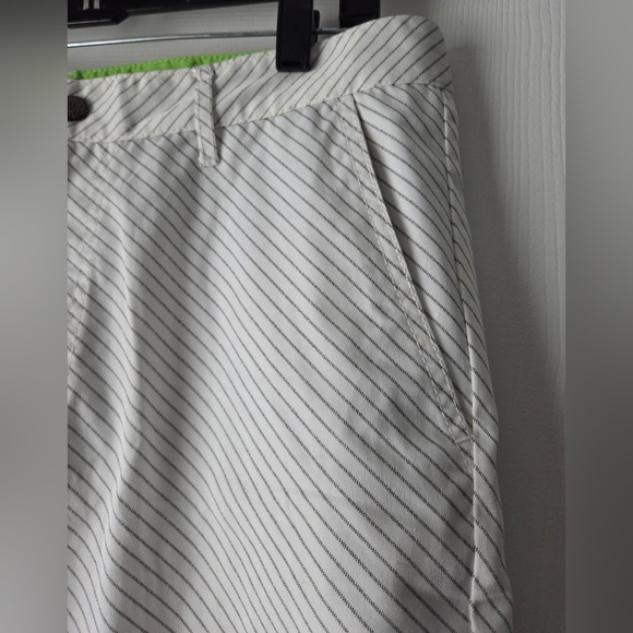 NWOT Vurt White Striped Men's Shorts Size  34W - Picture 4 of 11